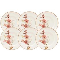 Jogo De Pratos Rasos Jantar Refeição Kit 6 Peças 26cm Cerâmica Chá Das 5 Biona Oxford Jogo De Pratos Rasos Jantar Refeição Kit 6 Peças 26cm Cerâmica Chá Das 5 Biona Oxford