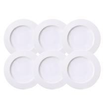 Jogo De Pratos Rasos Jantar Refeição Santorini 28cm Kit 6 Peças Porcelana Tramontina Jogo De Pratos Rasos Jantar Refeição Santorini 28cm Kit 6 Peças Porcelana Tramontina