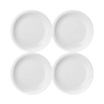 Jogo de Pratos Rasos Kit 4 Peças Protel 26cm Porcelana Schmidt Jogo de Pratos Rasos Kit 4 Peças Protel 26cm Porcelana Schmidt