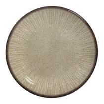 Jogo De Pratos Rasos Marrom Malta Cerâmica 29cm- Alleanza - Jogo De Pratos Rasos Marrom Malta Cerâmica 29cm- Alleanza -