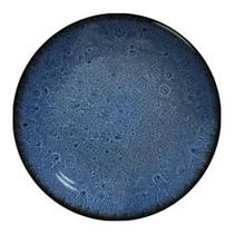 Jogo De Pratos Rasos Para Jantar Azul Albânia Cerâmica 29cm- Alleanza - Jogo De Pratos Rasos Para Jantar Azul Albânia Cerâmica 29cm- Alleanza -