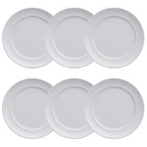 Jogo De Pratos Rasos Porcelana 6 Peças 28cm 7297017.00 Germer Jogo De Pratos Rasos Porcelana 6 Peças 28cm 7297017.00 Germer