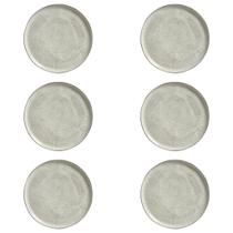Jogo de Pratos Rasos Porto Brasil Bio Stoneware 6 Unidades Jogo de Pratos Rasos Porto Brasil Bio Stoneware 6 Unidades