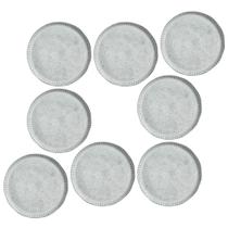 Jogo de Pratos Rasos Porto Brasil Linhas Stoneware 8 Unidades