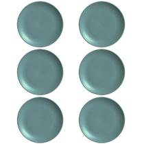 Jogo de Pratos Rasos Porto Brasil Stoneware Hygge Coup 6 Unidades Jogo de Pratos Rasos Porto Brasil Stoneware Hygge Coup 6 Unidades