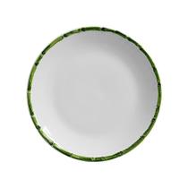 Jogo de Pratos Rasos Scalla Bambu Verde 27 cm - 6 peças - Cerâmica Scalla Jogo de Pratos Rasos Scalla Bambu Verde 27 cm - 6 peças - Cerâmica Scalla