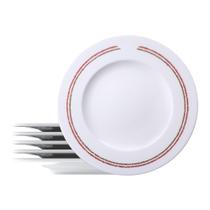 Jogo de Pratos Rasos Tramontina Churrasco Classic 6 Peças em Porcelana
