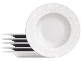 Jogo de Pratos Redondo de Porcelana Branco Jogo de Pratos Redondo de Porcelana Branco