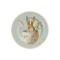 Jogo de Pratos Sobremesa Easter Colors Páscoa Alleanza 6 Pç