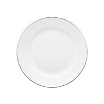 Jogo De Pratos Sobremesa Em Porcelana Flamingo Com 6 Peças 22cm Oxford