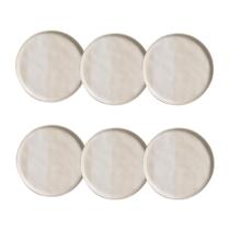 Jogo de Pratos Sobremesa Porto Brasil Stoneware Frappe Kit 6