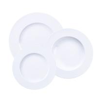 Jogo de Pratos Tramontina Maria Augusta 12 Peças em Porcelana Branca