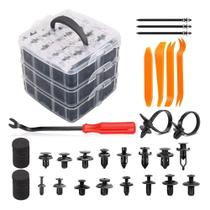 Jogo de Presilhas Automotivas com Kit Espátulas 625 Peças - VIP