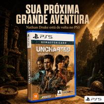 Jogo de PS5 Uncharted Coleção Legado dos Ladrões Dublado em Português Mídia Física
