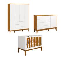 Jogo De Quarto Classic Elfe Sapateira Branco Fosco com Savana - MoveisAqui Jogo De Quarto Classic Elfe Sapateira Branco Fosco com Savana - MoveisAqui