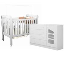 Jogo de Quarto com Cômoda Eloisa e Berço Minicama Lila - Phoenix Baby Jogo de Quarto com Cômoda Eloisa e Berço Minicama Lila - Phoenix Baby