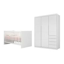 Jogo de Quarto com Guarda Roupa Diamante e Berço Mini Cama Americano Doce Sonho - FbABY Jogo de Quarto com Guarda Roupa Diamante e Berço Mini Cama Americano Doce Sonho - FbABY