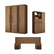 Jogo de Quarto Completo Bruxelas Jatoba