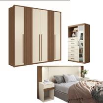 Jogo de Quarto Completo Sevilha Jatoba Areia