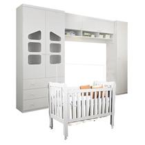 Jogo De Quarto Eloisa com Berço Americano Lila Branco - Phoenix Baby Jogo De Quarto Eloisa com Berço Americano Lila Branco - Phoenix Baby