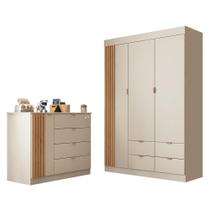 Jogo de Quarto Infantil Ayla com Guarda Roupa e Cômoda - Phoenix Baby Jogo de Quarto Infantil Ayla com Guarda Roupa e Cômoda - Phoenix Baby