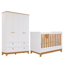 Jogo de Quarto Infantil Biscoito Guarda Roupa e Berço - Permóbili Baby Jogo de Quarto Infantil Biscoito Guarda Roupa e Berço - Permóbili Baby
