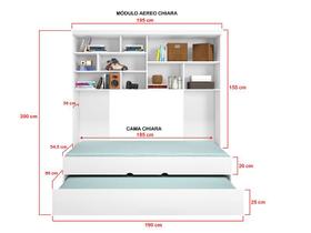 Jogo de Quarto Infantil Completo Chiara Branca - Phoenix Baby