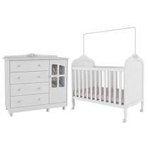 Jogo de Quarto Infantil Elô com Janela Cômoda e Berço - Móveis Peroba Jogo de Quarto Infantil Elô com Janela Cômoda e Berço - Móveis Peroba