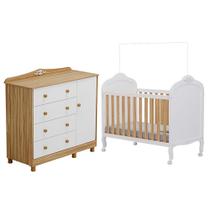 Jogo de Quarto Infantil Elô Cômoda e Berço - Móveis Peroba Jogo de Quarto Infantil Elô Cômoda e Berço - Móveis Peroba