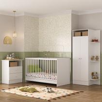 Jogo De Quarto Infantil Trevalla Móveis Pom Pom 3 Peças