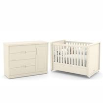 Jogo de Quarto Infantil Tutto New com Berço e Cômoda 1 Porta - Matic Móveis Jogo de Quarto Infantil Tutto New com Berço e Cômoda 1 Porta - Matic Móveis