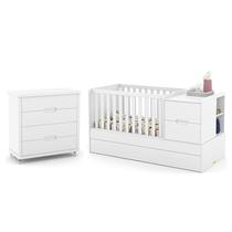 Jogo de Quarto Infantil Tutto New Cômoda 4 Gavetas e Berço Multifuncional Formare - Matic Móveis Jogo de Quarto Infantil Tutto New Cômoda 4 Gavetas e Berço Multifuncional Formare - Matic Móveis