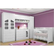Jogo de Quarto Modulado 05 Peças Eloísa Branco - Phoenix Baby