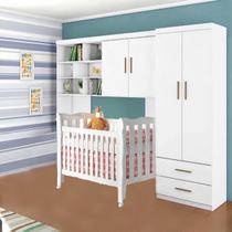 Jogo De Quarto Para Bebê Branco 3 Peças - Móveis Leartam Jogo De Quarto Para Bebê Branco 3 Peças - Móveis Leartam