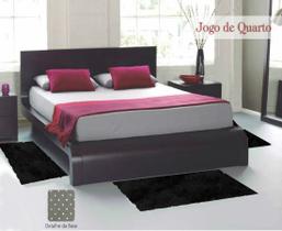 Jogo de Quarto Tapete Shaggy Macio 3 peças Antider. Preto Jogo de Quarto Tapete Shaggy Macio 3 peças Antider. Preto
