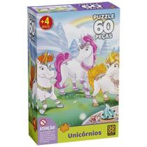 Jogo de Quebra-Cabeça 60 PCs Unicórnios Grow