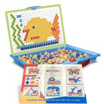 Jogo de quebra-cabeça ArtCreativity Mushroom Peg Puzzle para crianças 3+ Jogo de quebra-cabeça ArtCreativity Mushroom Peg Puzzle para crianças 3+