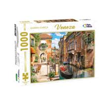 Jogo de Quebra Cabeça com 1000 Peças Veneza Itália Divertido Pais & Filhos