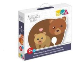 Jogo De Quebra-cabeça De Animais E Filhotes - Babebi 8005 Jogo De Quebra-cabeça De Animais E Filhotes - Babebi 8005
