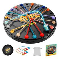 Jogo De Quebra-cabeça De Corda Trançada Desafio Desembaraçar COR:MULTICOLORIDO Jogo De Quebra-cabeça De Corda Trançada Desafio Desembaraçar COR:MULTICOLORIDO