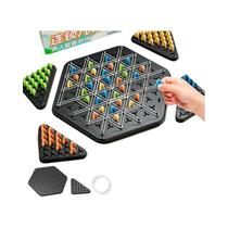 Jogo De Quebra-Cabeça De Mesa De Lógica Familiar Com Corrente Triangular E Elástico De Borracha, Jogo De Quebra-Cabeça De Mesa De Lógica Familiar Com Corrente Triangular E Elástico De Borracha,
