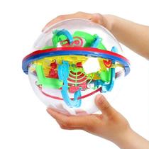 Jogo de Quebra-Cabeça Labirinto 3D - Mini Bola Mágica para Desenvolver Inteligência