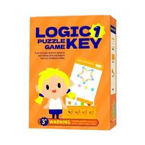 Jogo de Quebra-Cabeça Lógico Logic Key - 1 Conjunto de Cartas