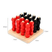 Jogo de quebra-cabeça Tridimensional Gravity Four Men Chess Backgammo