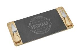 Jogo de Queijo Elegance Ardósia 4 Peças Jogo de Queijo Elegance Ardósia 4 Peças