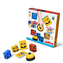Jogo de Raciocínio Lógico - Monta Cara - Pakitoys Jogo de Raciocínio Lógico - Monta Cara - Pakitoys