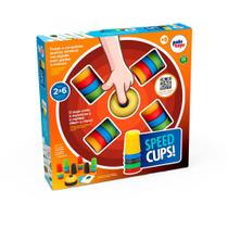 Jogo de Raciocínio Lógico - Speed Cups - 55 peças - Pakitoys