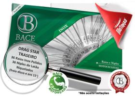 Jogo de Raio Inox Yamaha Drag Star 650 Traseiro 4,0mm Jogo de Raio Inox Yamaha Drag Star 650 Traseiro 4,0mm