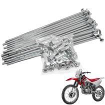 Jogo De Raio Traseiro Crf 230 Honda Zincado 4Mm Scud