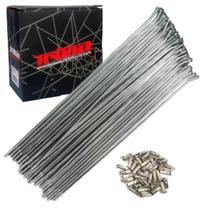 Jogo de Raios Dianteiro - CRF 230 F de 2007 a 2024 Cromados